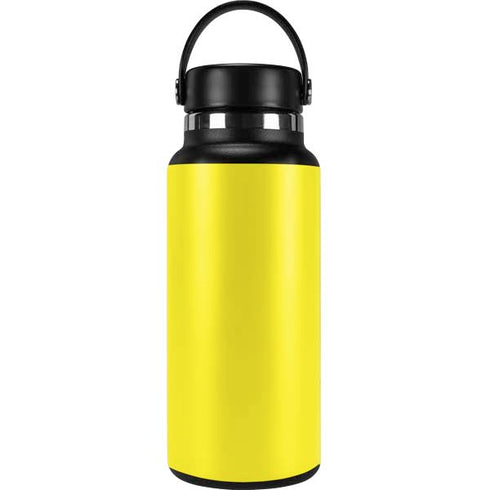 Yellow Solid Hydro Flask 32oz Wide Mouth Skin